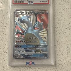 2018 Pokemon S & M JPN Ultra Shiny Gx #209 Charizard Gx FA PSA 10 GEM MINT 