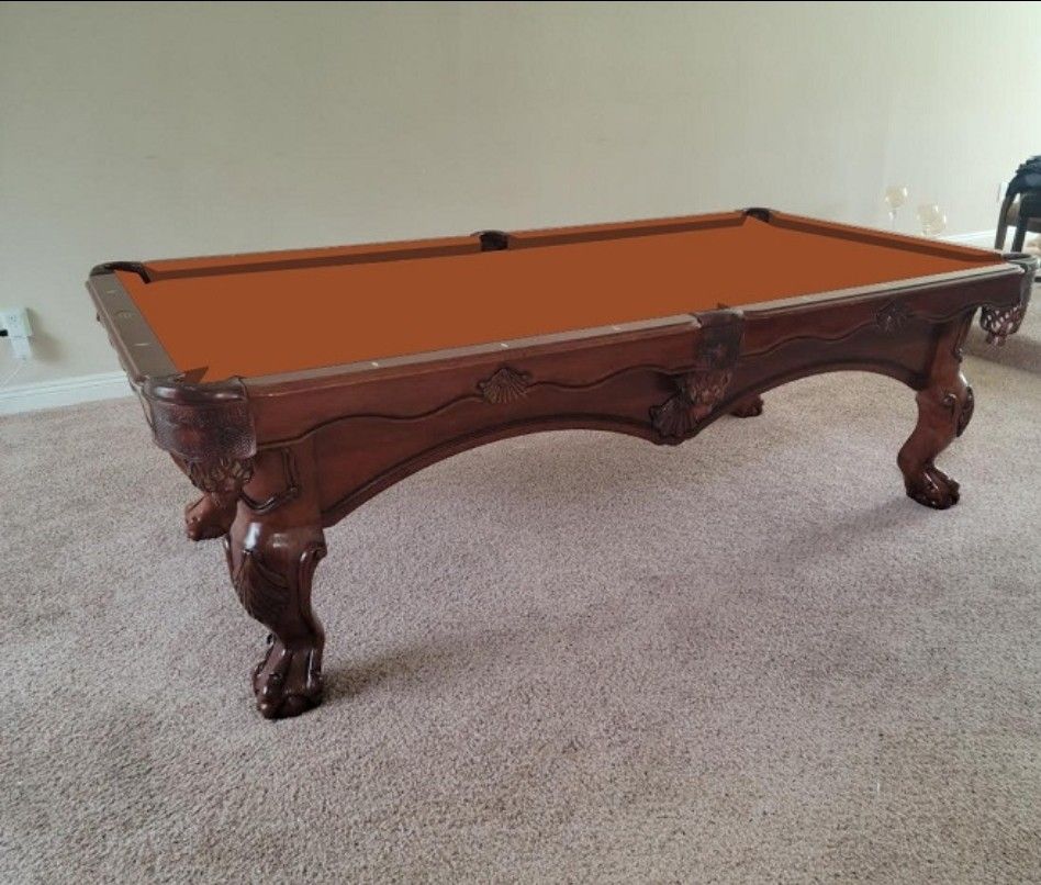 8ft. World Of Leisure Pool Table With Everything, Includes Pro Assembly Delivery