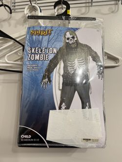 Youth Skeleton Zombie Costume