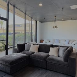 Arhaus Style Cloud Sofa – 4 Seat Modular Sectional