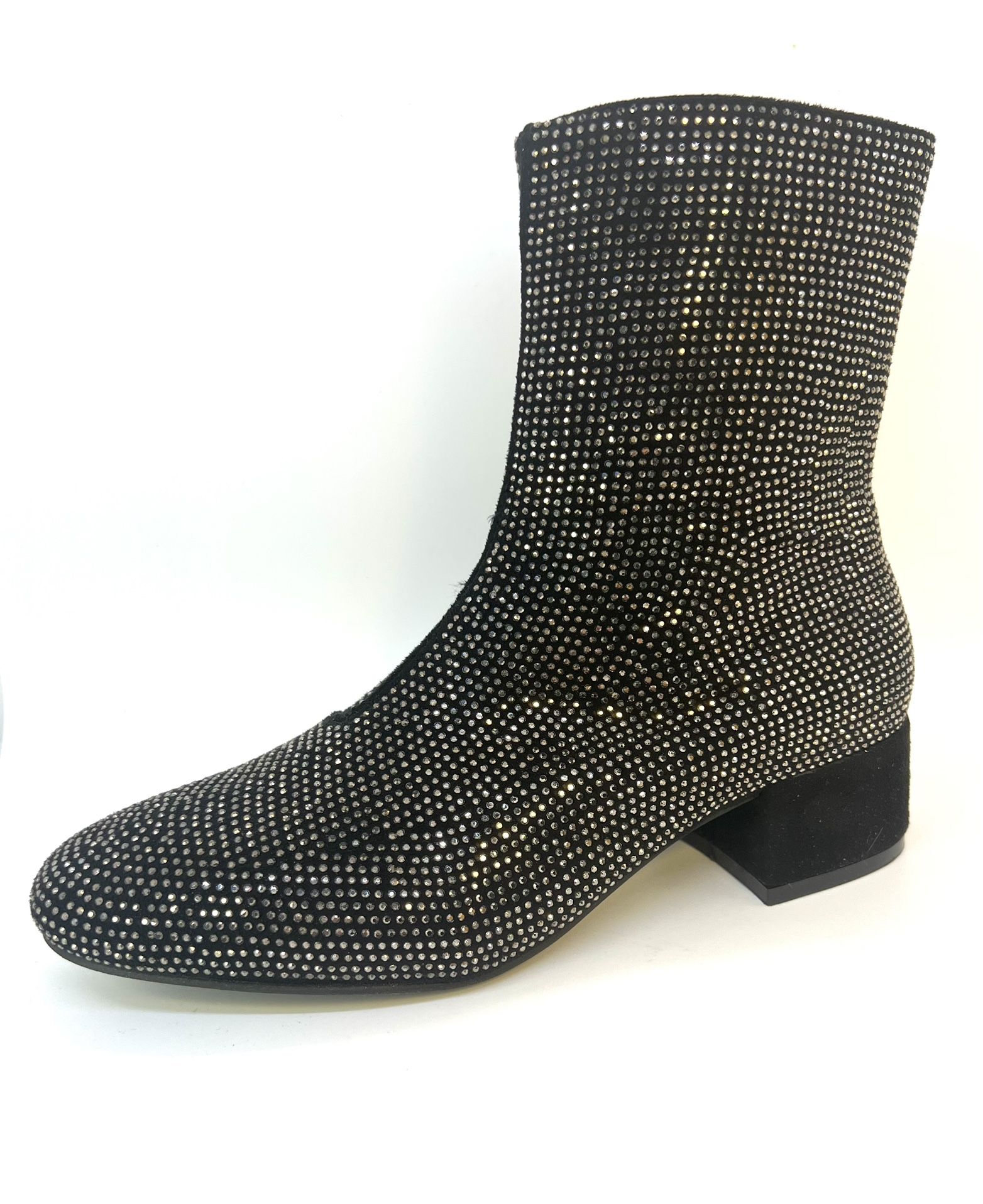 Black Rhinestone Bootie New In Box Sizes 6.5-7
