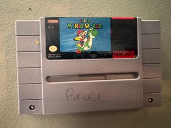 UNTESTED! Super Mario World (Super Nintendo SNES, 1991) Cartridge