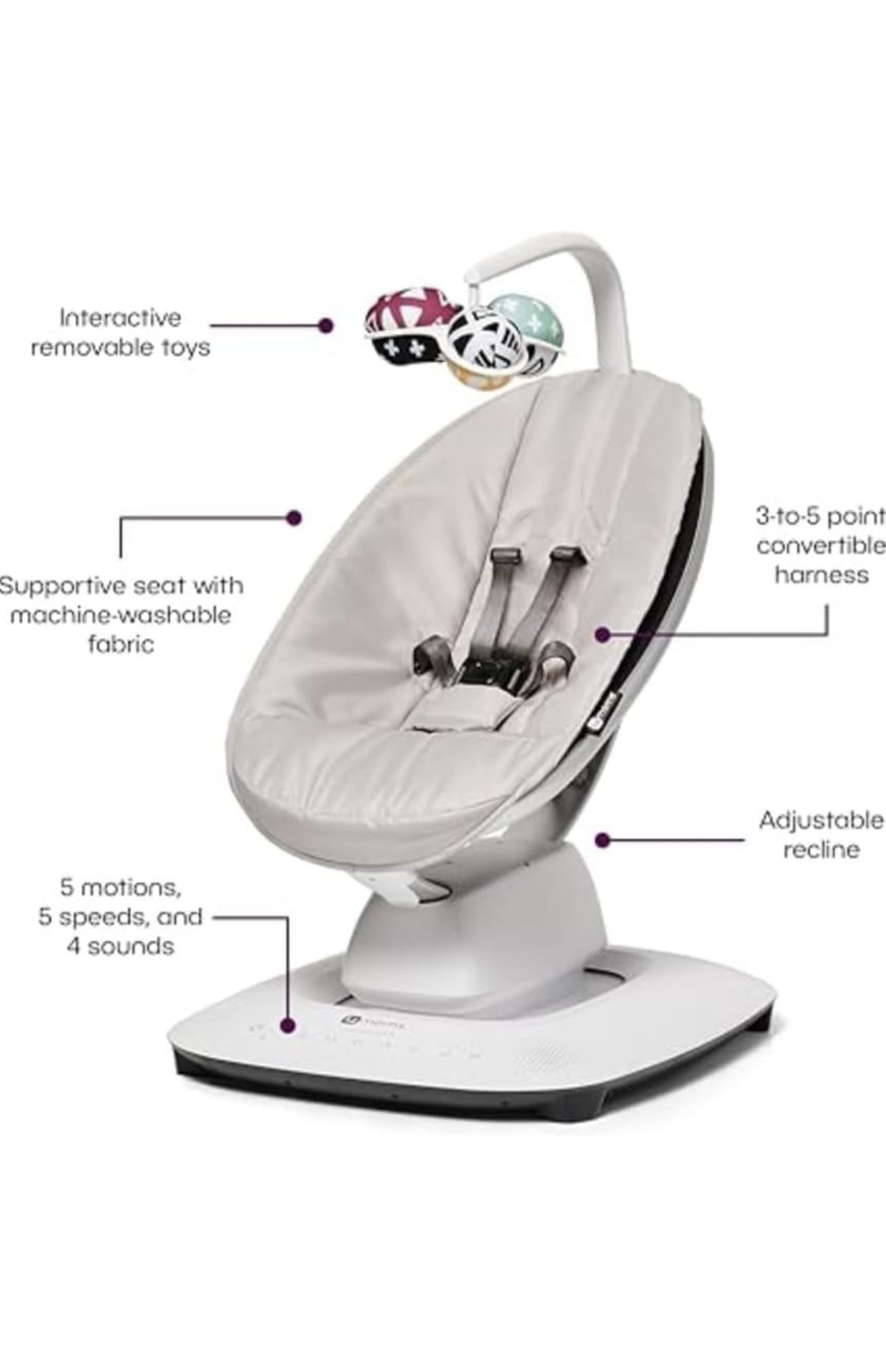 4moms MamaRoo Multi-Motion Baby Swing