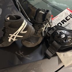 wrestling shoes