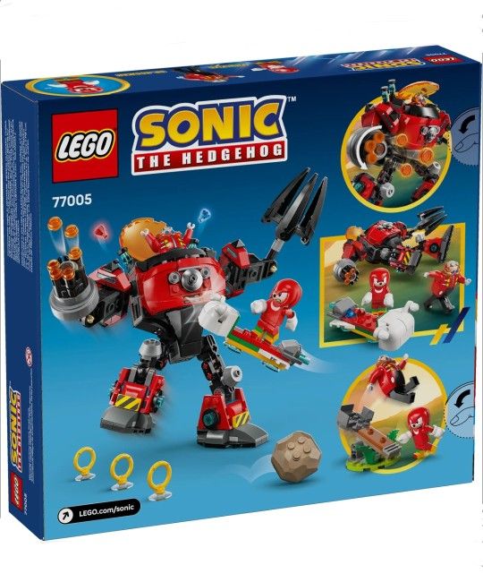 Lego Sonic The Hedgehog Knuckles Vs Dr Eggman Egg Crusher Mech Building Tioyd