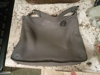 International Lux Brand Large Tote Gray leather Bag ❤️
