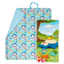 Character Outdoor Picnic Blanket with Beach Towel Set, Pokémon