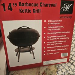 New 14 inch BBQ CHARCOAL KETTLE GRILL

 