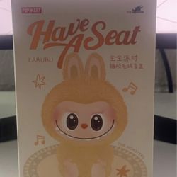 100% Authentic Labubu Have A Seat