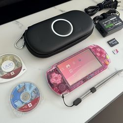 PSP 3000 Crystal Pink 128GB (MOd-d3d) $220 OBO