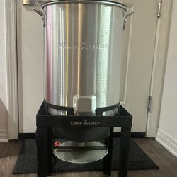 Camp Chef 30 Quarts Electronic Ignition Liquid Propane Gas Turkey Fryer