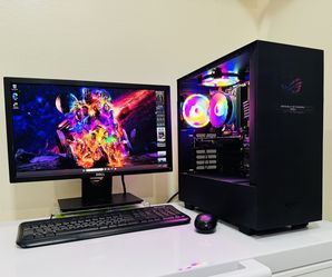 ASUS Starter Gaming PC 4 Core I5K @ 3,4 GHz. GPU Nvidia GTX 650. 256G SSD, 500G HDD, 12G RAM. WIFI. USB 3.0. 350W PSU. 22” Monit/Keyb,Mouse. Win11 Pro