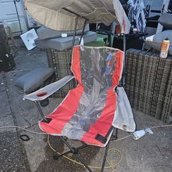 Price Is Firm. Folding Camping Chair With Large Canopy