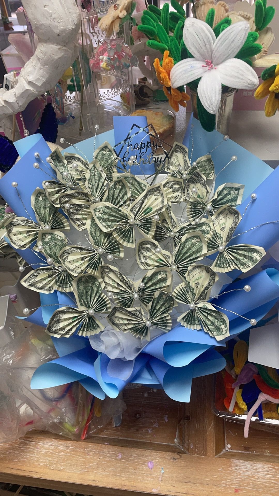 Handmade Money Flowers 
