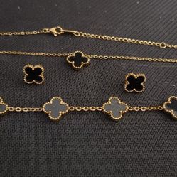 Van Cleef Dupe Necklaces And Bracelets Earings