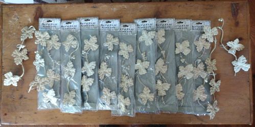 Nine Packages Of Metal Garland And Two Extra Pieces 24 Inches Long