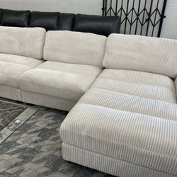 New 127x66 Sectional Couch / Free Delivery 