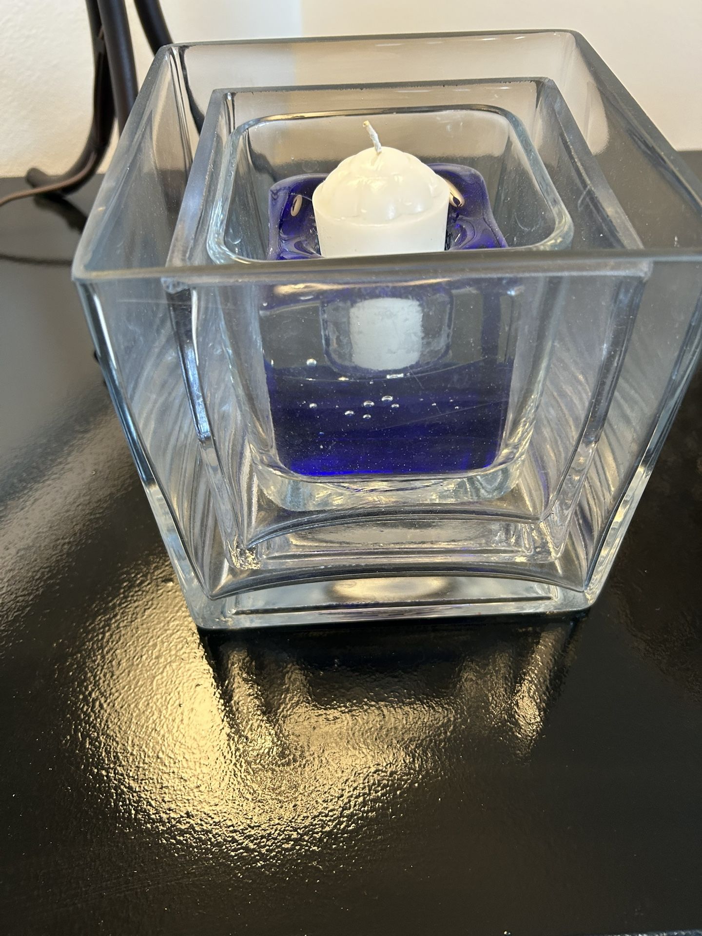 Glass Candle Holder