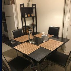 Chairs And Square Dining Table 