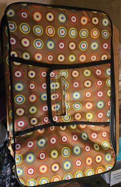 Retro Circle Print Double-Decker Insulated Casserole Carrier-$20 OBO