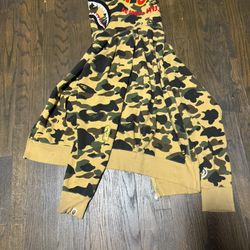 Yellow Bape Hoodie