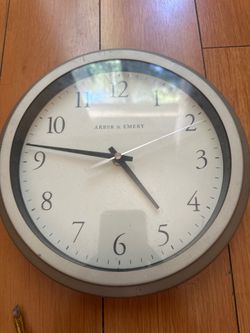 Arbor & Emery round wall clock