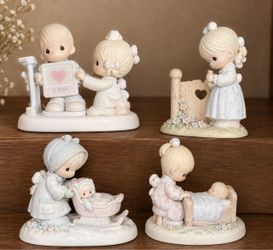 Precious Moments Figurines Set of 4