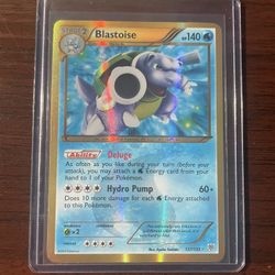 Pokemon Card Gold Secret Rare Blastoise