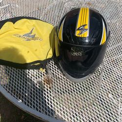 Motorcycle Helmet Size Medium With Two Shells
