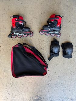 Rollerblade Inline Skates with Bag and Pads