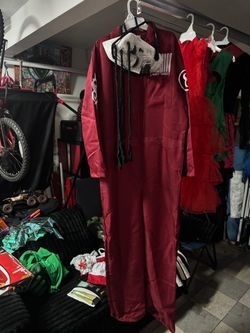Small adult Slipknot Halloween Costume Jumpsuit Dreadlocks Corey Taylor Slipknot Mask Costume Cosplay