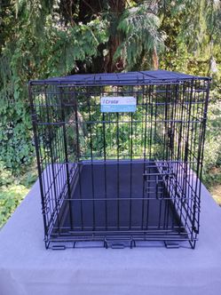 Double Door Metal Pet Crate