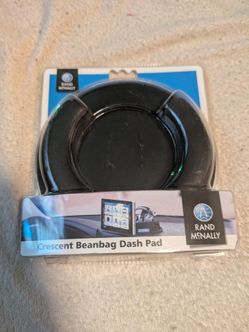New - Randy McNally Crescent Beanbag Dash Pad