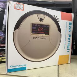 Bob PetHair Robotic Vacuum- New in Box 