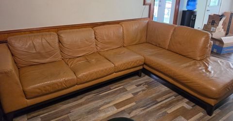 Leather Sectional