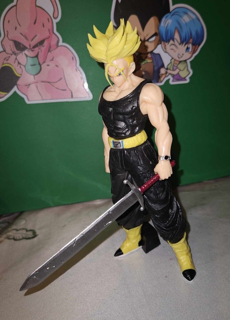 Dragon Ball Z Trunks Figure Sword Detachable 6" Pick Up By 89122