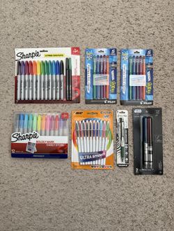 New Sharpie/Pilot/Bic/Zebra/Yoobi Markers and Pens
