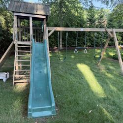 Amish Made Swing set/play Set -solid