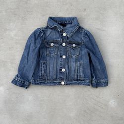 Gap baby blue denim jacket Minnie mousse size 3T 