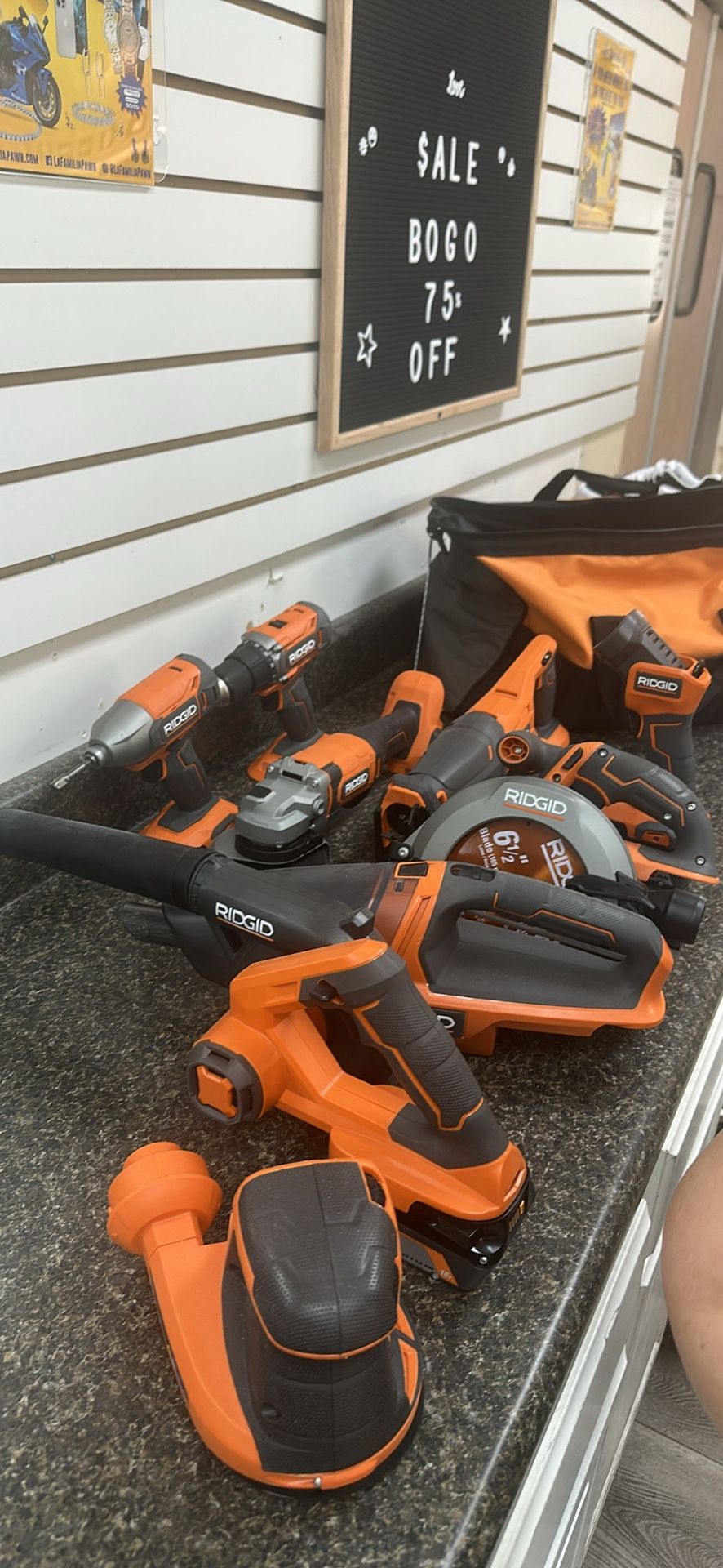 Ridgid 9 Pieces Set