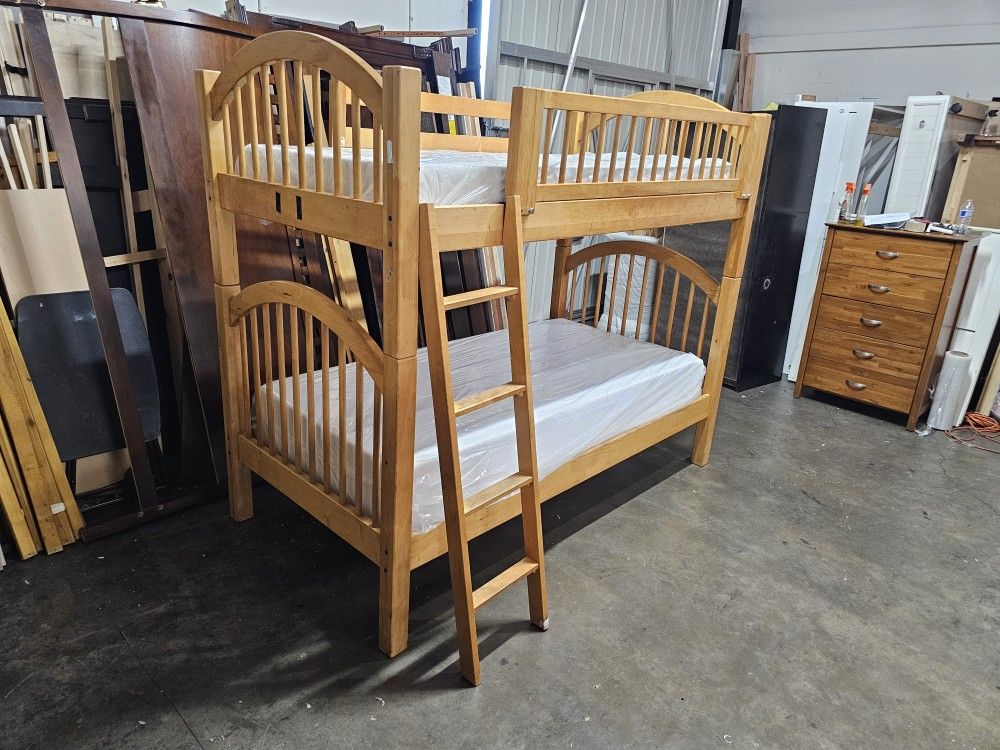 Twin Bunk Bed And Mattress