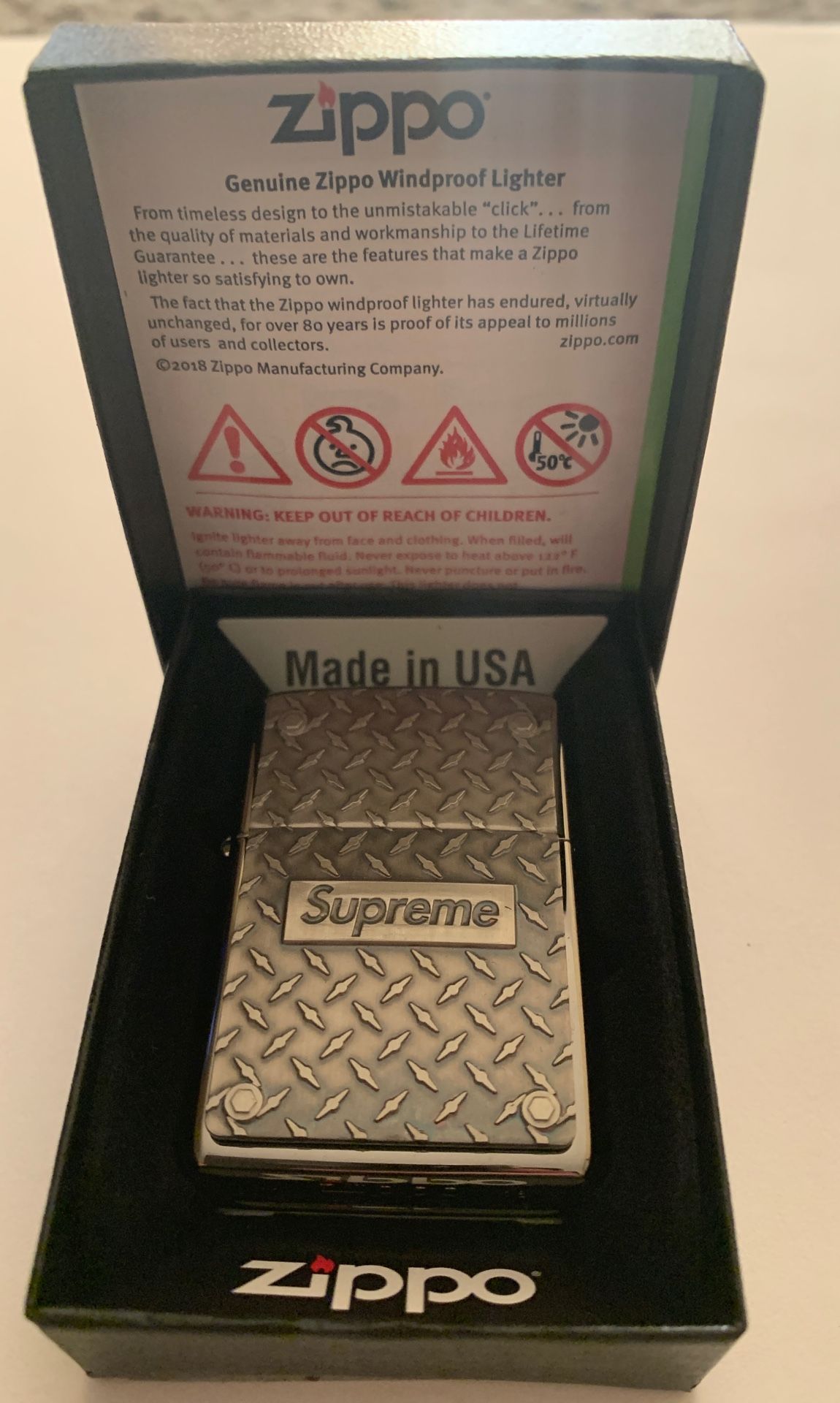 Supreme zippo lighter