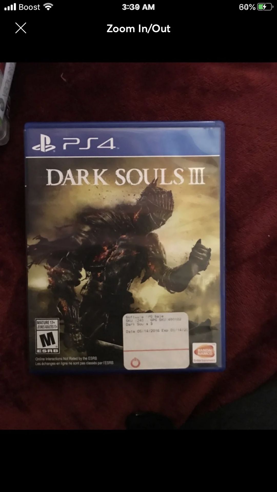 Dark souls 3 ps4