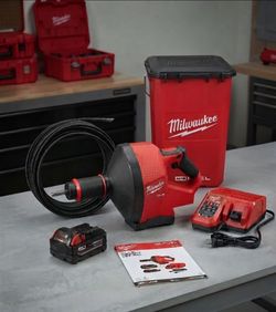 Milwaukee M18 FUEL Cordless Drain Snake Kit (Model 2772) - Brand New!