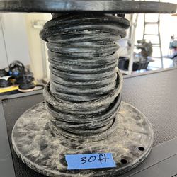 10 gauge 3 Conductor Black Cable Cord