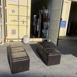 Set Of 2 Seat Benches 