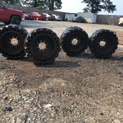 4 Bobcat Solid Tires  
