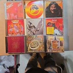 Nine CDs- Bob Seger, The Monkees, Meat Loaf, Animal Rock, Sinead O'Connor, Queen, Spin Doctors, Cracker