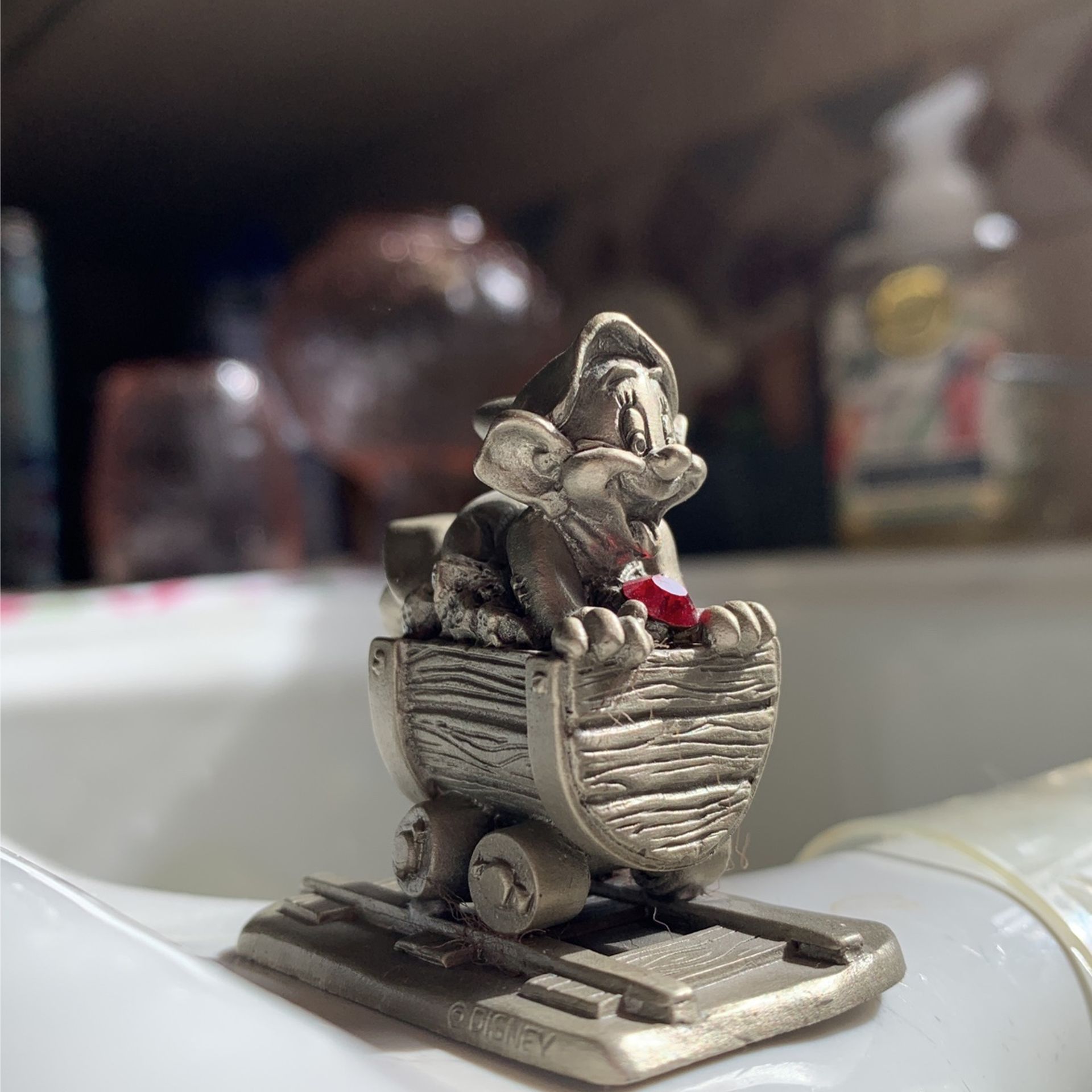 Pewter Dopey Vintage Collectible