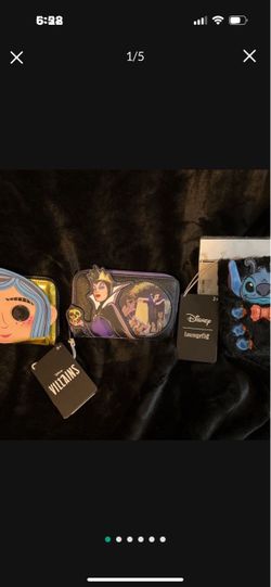 Loungefly Disney  STITCH -Villains Evil Queen Zip Wallet